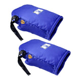 Maxbell Motorcycle Handlebar Gloves Winter Motorcycle Gloves for Electric Bikes Blue