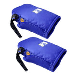 Maxbell Motorcycle Handlebar Gloves Winter Motorcycle Gloves for Electric Bikes Blue