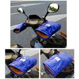 Maxbell Motorcycle Handlebar Gloves Winter Motorcycle Gloves for Electric Bikes Blue