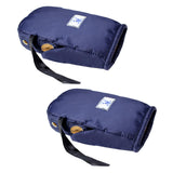 Maxbell Motorcycle Handlebar Gloves Winter Motorcycle Gloves for Electric Bikes Navy Blue
