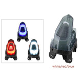 Maxbell Motorcycle Rear Tail Light Durable LED Brake Light Rear Light for LC135 White