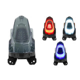 Maxbell Motorcycle Rear Tail Light Durable LED Brake Light Rear Light for LC135 White