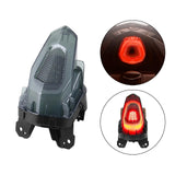 Maxbell Motorcycle Rear Tail Light Durable LED Brake Light Rear Light for LC135 Red