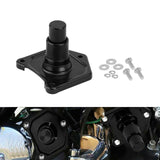 Maxbell Solenoid Cover Spare Parts Fittings Push Button Starter for Softail for Dyna Black