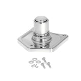 Maxbell Solenoid Cover Spare Parts Fittings Push Button Starter for Softail for Dyna Silver