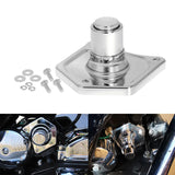 Maxbell Solenoid Cover Spare Parts Fittings Push Button Starter for Softail for Dyna Silver