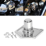 Maxbell Solenoid Cover Spare Parts Fittings Push Button Starter for Softail for Dyna Silver