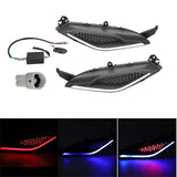 Maxbell Motorcycle Flowing Turn Signal Lights for Yamaha LC135V2-v7 Replacement Blue