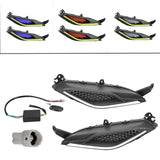 Maxbell Motorcycle Flowing Turn Signal Lights for Yamaha LC135V2-v7 Replacement Blue