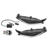 Maxbell Motorcycle Flowing Turn Signal Lights for Yamaha LC135V2-v7 Replacement White