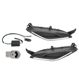 Maxbell Motorcycle Flowing Turn Signal Lights for Yamaha LC135V2-v7 Replacement White