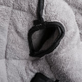 Maxbell Motorcycle Windproof Quilt Easy to Install PU Leather Leg Apron Cold Prevent Gray