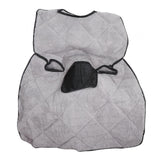 Maxbell Motorcycle Windproof Quilt Easy to Install PU Leather Leg Apron Cold Prevent Gray