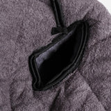 Maxbell Motorcycle Windproof Quilt Easy to Install PU Leather Leg Apron Cold Prevent Black