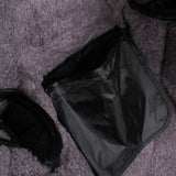 Maxbell Motorcycle Windproof Quilt Easy to Install PU Leather Leg Apron Cold Prevent Black