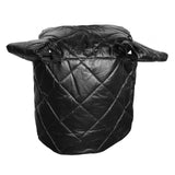 Maxbell Motorcycle Windproof Quilt Easy to Install PU Leather Leg Apron Cold Prevent Black