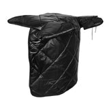 Maxbell Motorcycle Windproof Quilt Easy to Install PU Leather Leg Apron Cold Prevent Black
