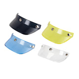Maxbell Motorcycle Helmet Visor Peak 3 Snap for Helmets with 3 Buttons Replaces Black