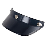 Maxbell Motorcycle Helmet Visor Peak 3 Snap for Helmets with 3 Buttons Replaces Black