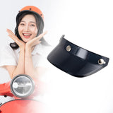 Maxbell Motorcycle Helmet Visor Peak 3 Snap for Helmets with 3 Buttons Replaces Black