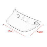 Maxbell Motorcycle Helmet Visor Peak 3 Snap for Helmets with 3 Buttons Replaces Yellow