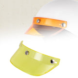 Maxbell Motorcycle Helmet Visor Peak 3 Snap for Helmets with 3 Buttons Replaces Yellow