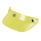 Maxbell Motorcycle Helmet Visor Peak 3 Snap for Helmets with 3 Buttons Replaces Yellow