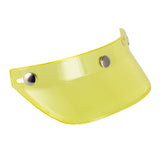 Maxbell Motorcycle Helmet Visor Peak 3 Snap for Helmets with 3 Buttons Replaces Yellow