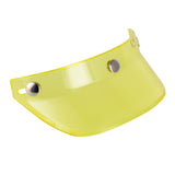 Maxbell Motorcycle Helmet Visor Peak 3 Snap for Helmets with 3 Buttons Replaces Yellow