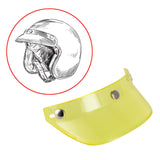 Maxbell Motorcycle Helmet Visor Peak 3 Snap for Helmets with 3 Buttons Replaces Yellow