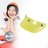 Maxbell Motorcycle Helmet Visor Peak 3 Snap for Helmets with 3 Buttons Replaces Yellow