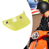 Maxbell Motorcycle Helmet Visor Peak 3 Snap for Helmets with 3 Buttons Replaces Yellow