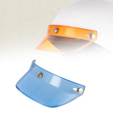 Maxbell Motorcycle Helmet Visor Peak 3 Snap for Helmets with 3 Buttons Replaces Blue