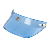 Maxbell Motorcycle Helmet Visor Peak 3 Snap for Helmets with 3 Buttons Replaces Blue