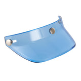 Maxbell Motorcycle Helmet Visor Peak 3 Snap for Helmets with 3 Buttons Replaces Blue