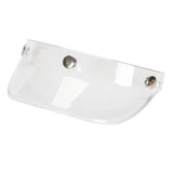 Maxbell Motorcycle Helmet Visor Peak 3 Snap for Helmets with 3 Buttons Replaces Clear