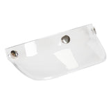 Maxbell Motorcycle Helmet Visor Peak 3 Snap for Helmets with 3 Buttons Replaces Clear
