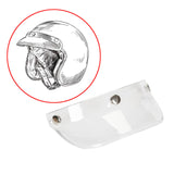 Maxbell Motorcycle Helmet Visor Peak 3 Snap for Helmets with 3 Buttons Replaces Clear