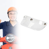 Maxbell Motorcycle Helmet Visor Peak 3 Snap for Helmets with 3 Buttons Replaces Clear