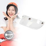 Maxbell Motorcycle Helmet Visor Peak 3 Snap for Helmets with 3 Buttons Replaces Clear
