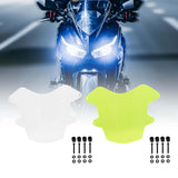 Maxbell Motorcycle Headlight Guard for Yamaha Tenere 700 2019‐2022 Replacement Transparent