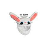 Maxbell Rabbit Motorcycle Helmet Cover Cartoon Eye Catching Style Funny Helmet Cover