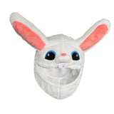 Maxbell Rabbit Motorcycle Helmet Cover Cartoon Eye Catching Style Funny Helmet Cover
