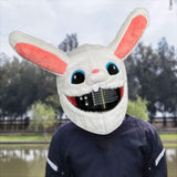Maxbell Rabbit Motorcycle Helmet Cover Cartoon Eye Catching Style Funny Helmet Cover