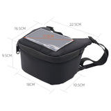 Maxbell Waist Bag Waterproof Bag Container with Phone Pocket Motorcycle Handlebar Bag