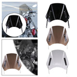 Maxbell Motorcycle Windscreen Motorbike Wind Deflector Premium Wind Deflector Screen Black