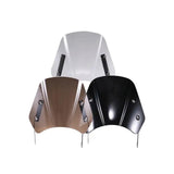 Maxbell Motorcycle Windscreen Motorbike Wind Deflector Premium Wind Deflector Screen Black