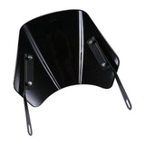 Maxbell Motorcycle Windscreen Motorbike Wind Deflector Premium Wind Deflector Screen Black