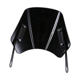 Maxbell Motorcycle Windscreen Motorbike Wind Deflector Premium Wind Deflector Screen Black