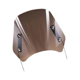 Maxbell Motorcycle Windscreen Motorbike Wind Deflector Premium Wind Deflector Screen Coffee